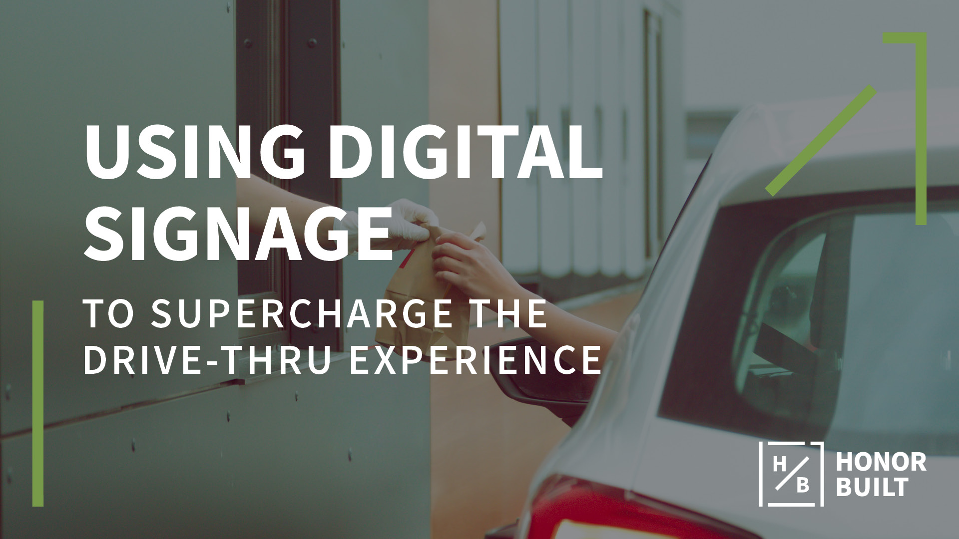 Using Digital Signage to Supercharge the Drive-Thru Experience