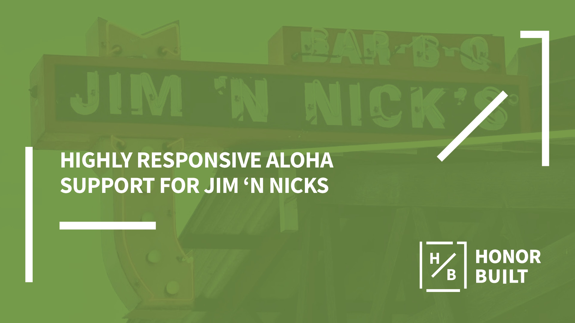 HIGHLY RESPONSIVE ALOHA SUPPORT FOR JIM ‘N NICKS